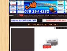Tablet Screenshot of nbe.co.za